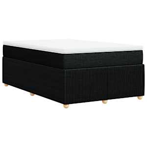 Box spring postel s matrací černá 120x190 cm textil - obrázek 6
