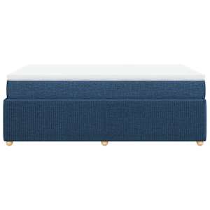 Box spring postel s matrací černá 120x190 cm textil - obrázek 5