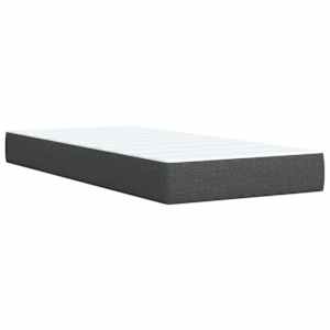 Box spring postel s matrací tmavě šedá 80 x 200 cm textil - obrázek 10