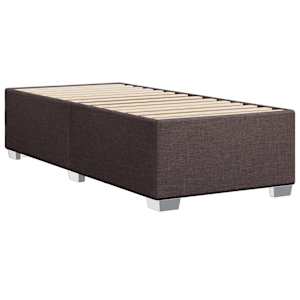 Box spring postel s matrací tmavě hnědá 80x200 cm textil - obrázek 8