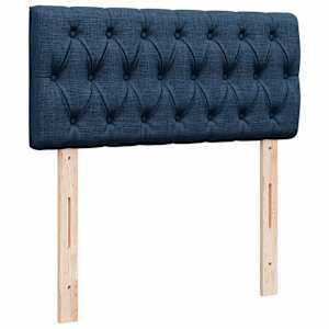 Box spring postel s matrací modrá 80x200 cm textil - obrázek 7