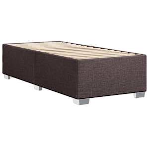 Box spring postel s matrací tmavě hnědá 90x190 cm textil - obrázek 8