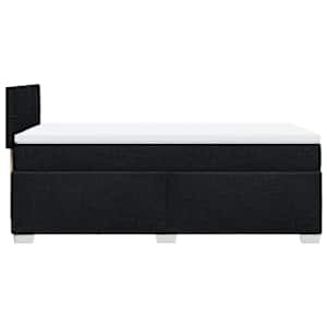 Box spring postel s matrací černá 90x190 cm textil - obrázek 5