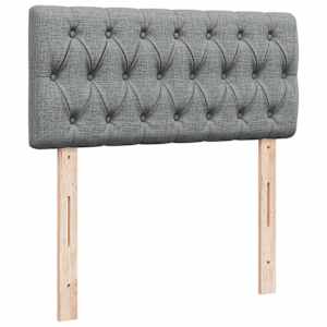 Box spring postel s matrací světle šedá 90x190 cm textil - obrázek 7