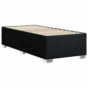 Box spring postel s matrací černá 90x200 cm textil - obrázek 8