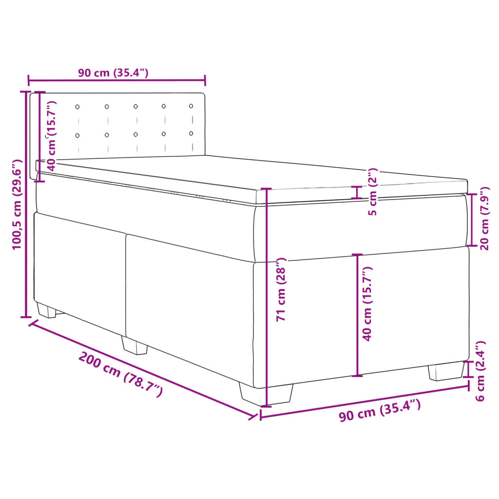 knapper / 90 x 200 cm - Billede 13