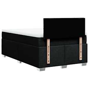 Box spring postel s matrací černá 120x190 cm textil - obrázek 6