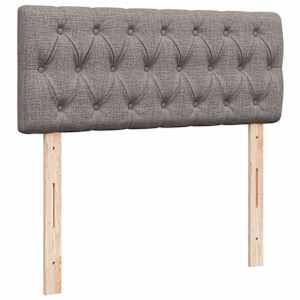 Box spring postel s matrací taupe 120x190 cm textil - obrázek 7