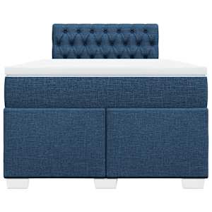 Box spring postel s matrací černá 120x190 cm textil - obrázek 4