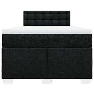 Box spring postel s matrací černá 120x190 cm textil - obrázek 4