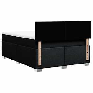 Box spring postel s matrací černá 140 x 190 cm textil - obrázek 6