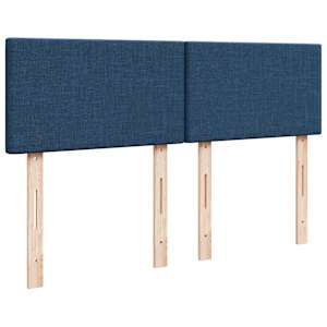 Box spring postel s matrací modrá 140x190 cm textil - obrázek 7