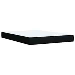 Box spring postel s matrací černá 140 x 190 cm textil - obrázek 6
