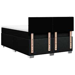 Box spring postel s matrací černá 140 x 190 cm textil - obrázek 10