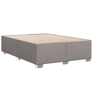Box spring postel s matrací taupe 160x200 cm textil - obrázek 8