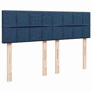 Box spring postel s matrací modrá 160x200 cm textil - obrázek 8