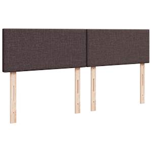 Box spring postel s matrací tmavě hnědá 180x200 cm textil - obrázek 7
