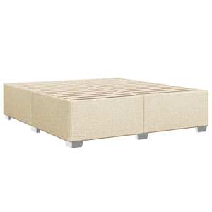 Box spring postel s matrací krémová 180x200 cm textil - obrázek 8