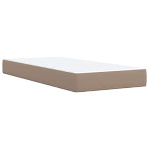 Box spring postel s matrací cappuccino 80 x 200 cm umělá kůže - obrázek 10