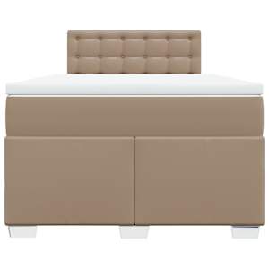 Box spring postel s matrací cappuccino 120x190 cm umělá kůže - obrázek 4