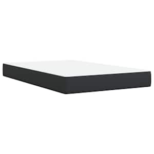 Box spring postel s matrací černá 120 x 200 cm umělá kůže - obrázek 10