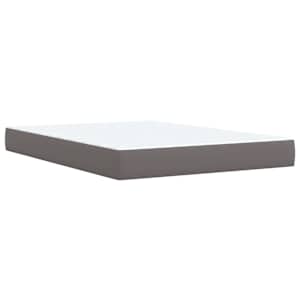 Box spring postel s matrací šedá 140x200 cm umělá kůže - obrázek 8
