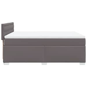 Box spring postel s matrací šedá 140x200 cm umělá kůže - obrázek 9