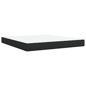 Box spring postel s matrací černá 180x200 cm umělá kůže - obrázek 10