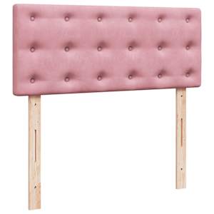 Box spring postel s matrací růžová 120 x 200 cm samet - obrázek 8
