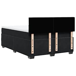 Box spring postel s matrací černá 160x200 cm samet - obrázek 10
