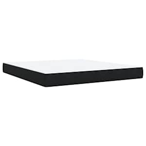 Box spring postel s matrací černá 180x200 cm samet - obrázek 6
