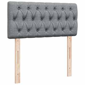 Box spring postel s matrací světle šedá 90x190 cm textil - obrázek 10