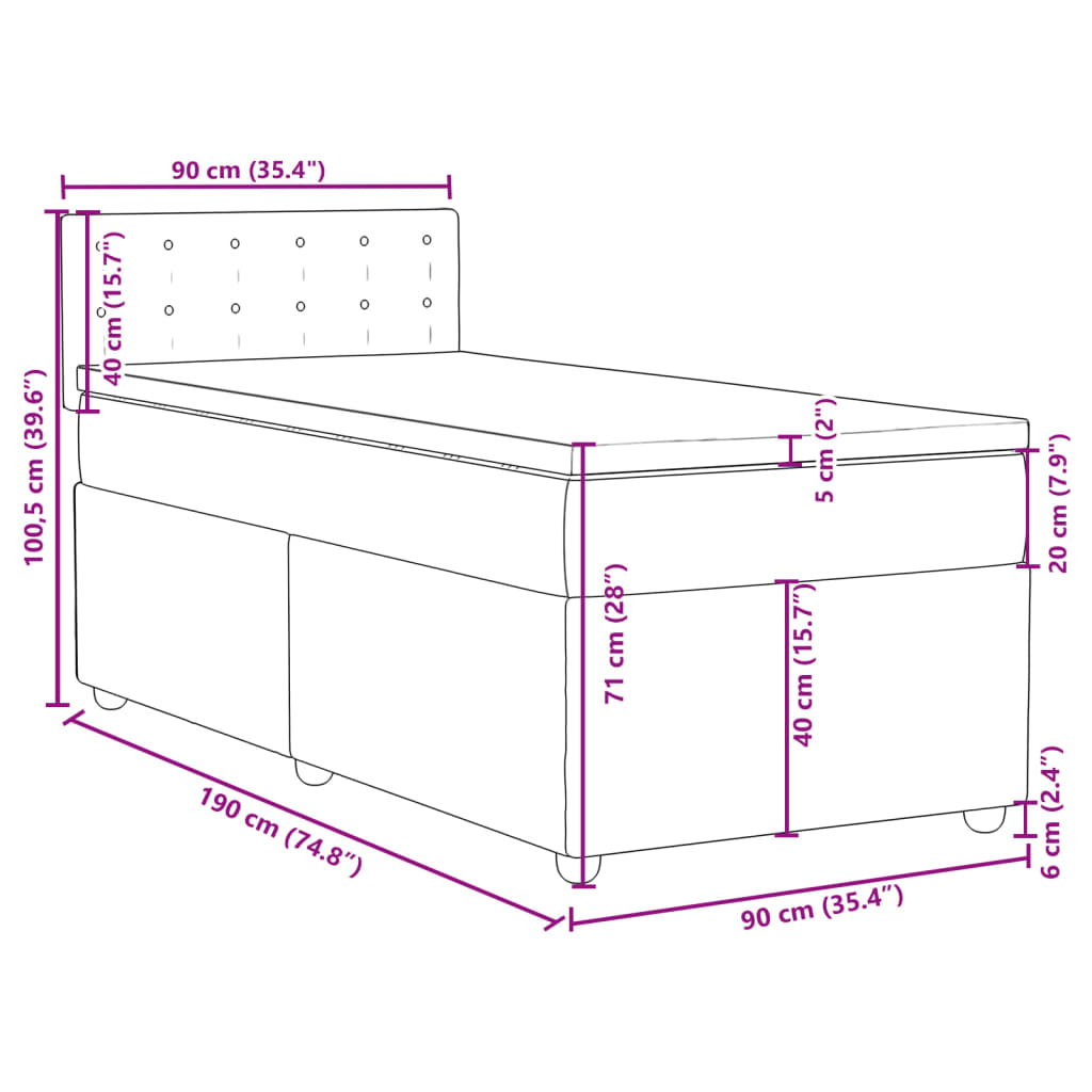 knapper / 90 x 190 cm - Billede 13