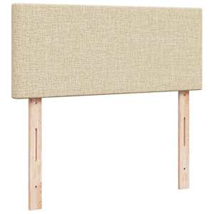 Box spring postel s matrací krémová 120x190 cm textil - obrázek 10