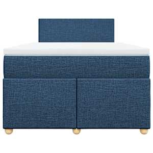 Box spring postel s matrací černá 120x190 cm textil - obrázek 4