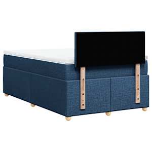 Box spring postel s matrací černá 120x190 cm textil - obrázek 6