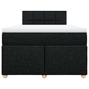 Box spring postel s matrací černá 120x190 cm textil - obrázek 4