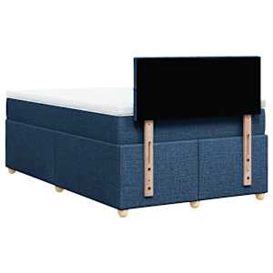 Box spring postel s matrací černá 120x190 cm textil - obrázek 6