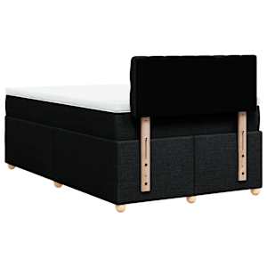 Box spring postel s matrací černá 120x190 cm textil - obrázek 6
