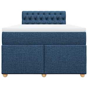 Box spring postel s matrací černá 120x190 cm textil - obrázek 4