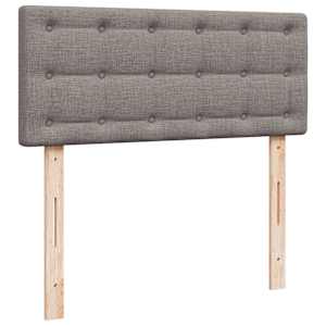 Box spring postel s matrací taupe 120x190 cm textil - obrázek 10