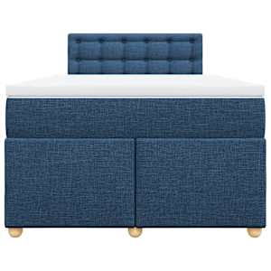Box spring postel s matrací černá 120x190 cm textil - obrázek 4