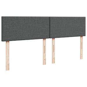 Box spring postel s matrací tmavě šedá 180x200 cm textil - obrázek 10