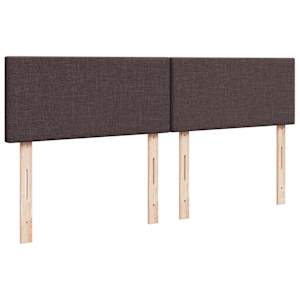 Box spring postel s matrací tmavě hnědá 180x200 cm textil - obrázek 10
