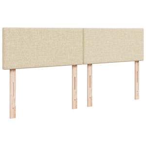 Box spring postel s matrací krémová 180x200 cm textil - obrázek 10
