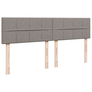 Box spring postel s matrací taupe 180x200 cm textil - obrázek 10