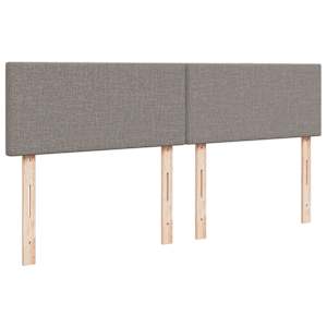 Box spring postel s matrací taupe 200x200 cm textil - obrázek 10