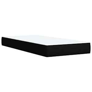 Box spring postel s matrací černá Single textil - obrázek 10