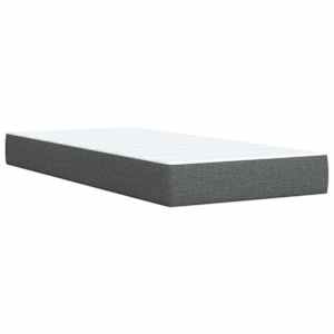 Box spring postel s matrací tmavě šedá Single textil - obrázek 10