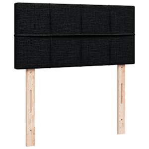 Box spring postel s matrací černá 80 x 200 cm textil - obrázek 5